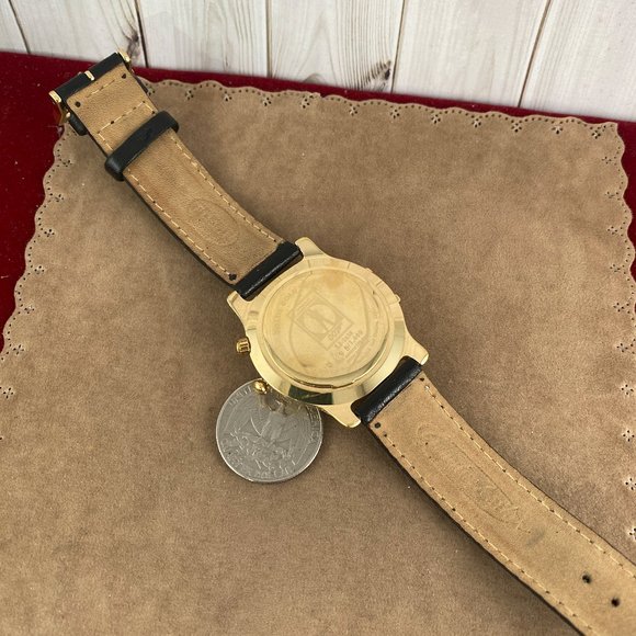 Vintage Fossil Gold Edition 1997 James Bond 007 Watch Gold Limited Edition - Picture 10 of 13